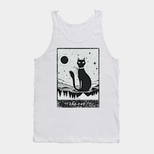 Tarot Card The Cat Tank Top